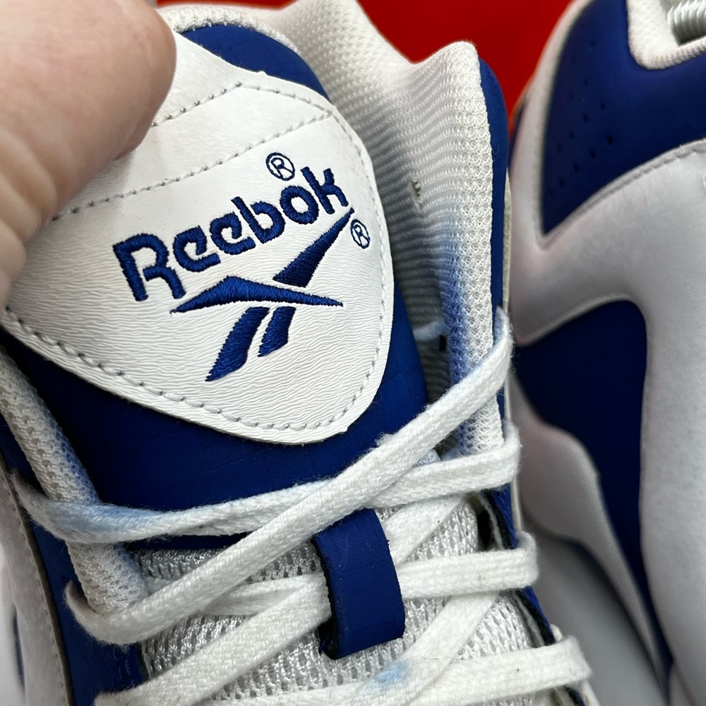 Reebok Kamikaze II Letter of Intent Shoes Dark Royal Blue & White Mens Size 9.5 - Picture 15 of 16